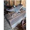 Image 1 : Anvil on Railway Ties - Anvil ( 23.5" Long) Railway Tie -(31.5" Long x 14" Wide x 33"Tall)