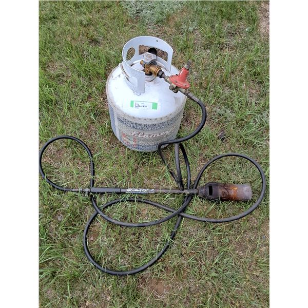 Teddy Torch Set Up - Propane Tank 