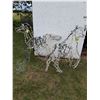 Image 1 : (2) Custom Made 3D Christmas Light Decorations - 48" Tall x 48" x 12" Wide