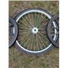 Image 3 : (2) Cartwheels (20" x 2") & 26" Cart/Bicycle Tire