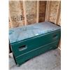 Image 1 : Green Metal Storage Box w/Contents - 48" Long x 24" Wide x 28"Tall