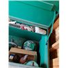 Image 4 : Green Metal Storage Box w/Contents - 48" Long x 24" Wide x 28"Tall