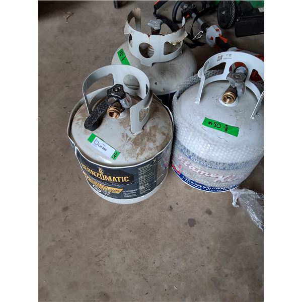 (3) Propane Tanks