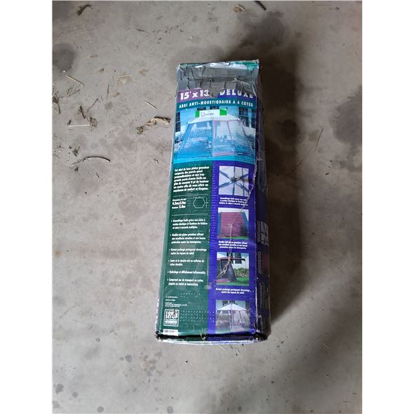 Outdoor Screened Tent - 15ft x 13ft in Box - As Is