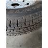 Image 4 : Trailer Tire (175/80 R13) Goodyear & Firestone Vintage Wood & Metal Rim (15" RIM)