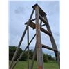 Image 4 : Wooden Ladder - 9.5ft Tall