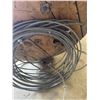 Image 2 : Wooden Reel of 1/4" Metal Cable & Rolled Cable