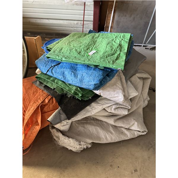 (8) Assorted Tarps