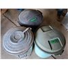 Image 1 : (3) Garbage Cans w/Lids: (2) Plastic (1) Metal