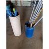 Image 1 : (2) Barrels of Pool Noodles, Plastic Pipes, Conduit Pipe