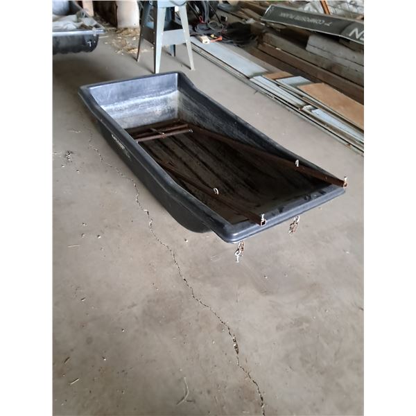 Hard Plastic Sleigh w/ Shafts - 66"L x 32"W x 14" - Shaft Length - 5FT