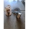 Image 3 : (4) Rolls of Wire on Spools for Electrical Fence and Electrical White Wire