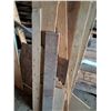 Image 6 : Assorted Lumber & Piping: Plywood, 1x8, Siding, Sheet of Foam, Misc