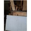 Image 8 : Assorted Lumber & Piping: Plywood, 1x8, Siding, Sheet of Foam, Misc