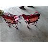 Image 4 : (2) Children's Cars Lighting McQueen Lawn Chairs