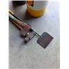 Image 2 : Axe, Chisel, Post Hammer, Shell Oil Metal Bucket & Roofing Glue, Misc