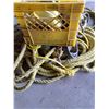 Image 4 : Ratchet Straps & Rope Lot & Milk Crate
