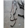 Image 4 : (2) Leather Horse Reins & Attachments, (4) Western Style Throw Blankets
