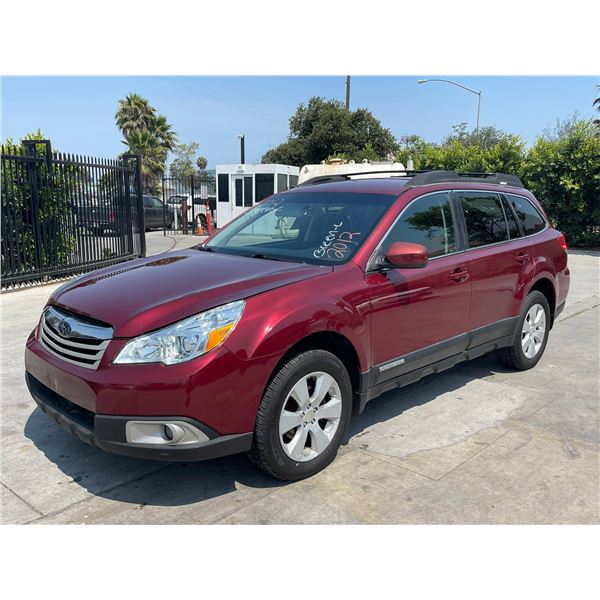 SUBA OUTBACK 2012 T-2 DAYS