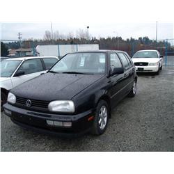 1995 V.W GOLF 4DR H.B BLACK G