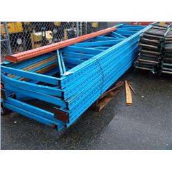6 - 18' BLUE RACKING UPRIGHTS