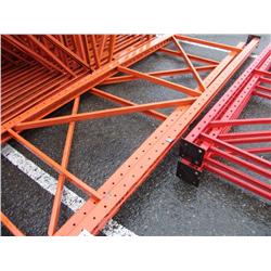 2 -11' ORANGE RACKING UPRIGHTS