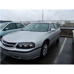 2001 CHEV IMPALA 4 DR SILVER G