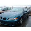 Image 1 : 2002 PONTIAC GR-PRIX 4DR GREEN