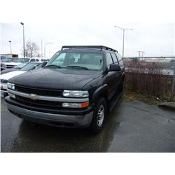 2001 CHEV SUBURBAN 4 DR S.U.V