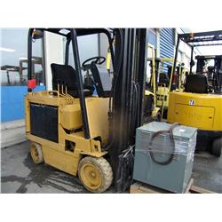 CAT FORKLIFT YELLOW ELECTRIC