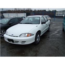 2000 CHEV CAVALIER 4DR WHITE G