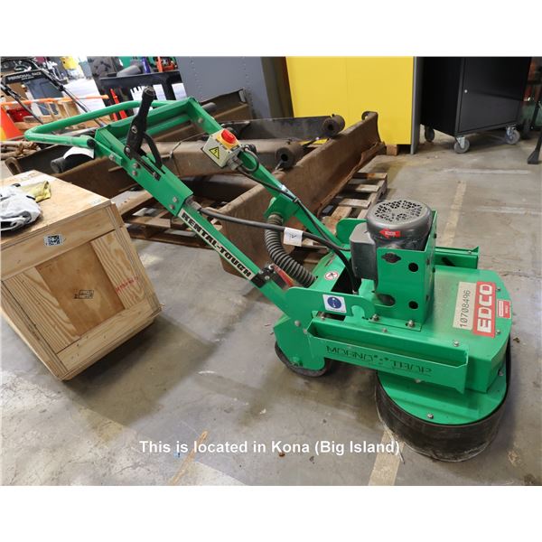 (10708496) Edco Model 2ECNG1.5 Dual Disc Electric Concrete Grinder (Needs Repair)