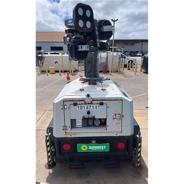 (10147141) Trime Eco-Light EL1250 Narrow Vertical Mast Light Tower (needs repair)