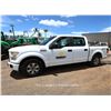 Image 1 : (867252) 2015 Ford F150 Pickup Truck Lic. 516TWW, 87523 Miles (Starts & Runs - See Video)