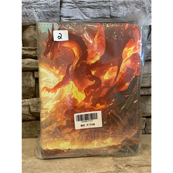 Trading Card Binder - 4 pockets per page - Holds up to 400 cards - Brand New