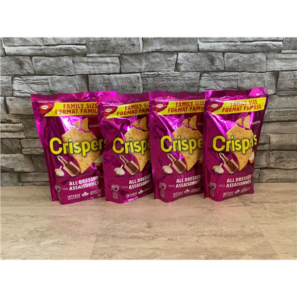Lot of 4 Crispers - All Dressed - 240g - BB:JL 27 2025 - Brand New