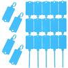 Image 1 : Blank Waterproof Plastic Tags - 100 pcs - Brand New