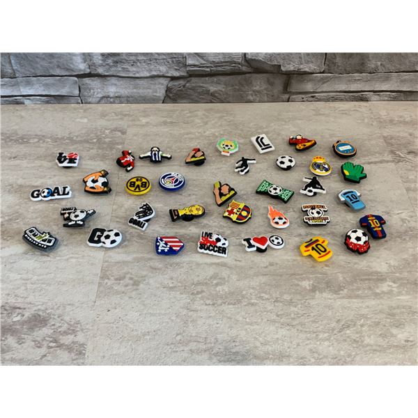 Jibitz - Assorted Soccer - 30 pcs - Brand New