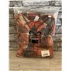 Image 2 : Long Coat for Women - Plaid Shacket - Size: 2XL - Orange - Brand New
