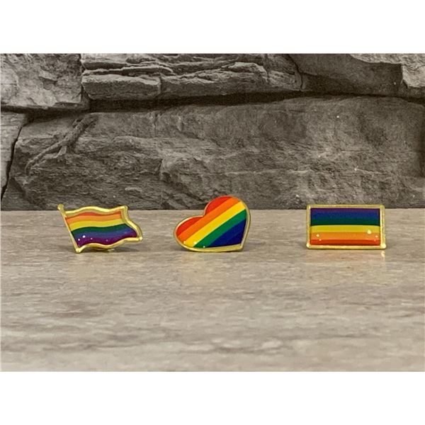 Assorted Rainbow Pins - 48 pcs - Brand New