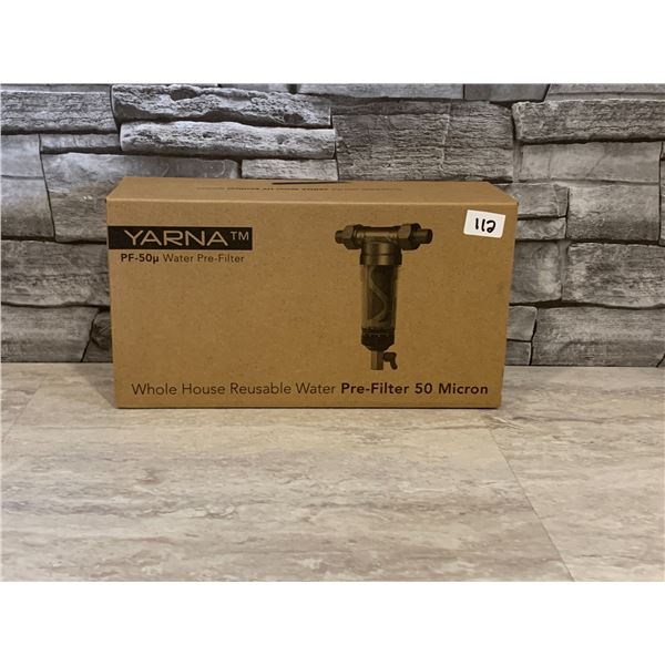 Yarna PF-50u Water Pre-Filter 50 Micron - Brand New