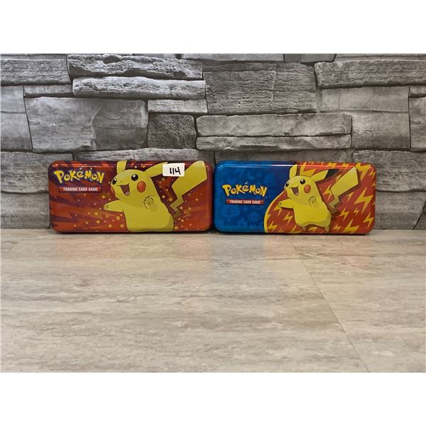 Lot of 2 - Pokemon Pencil Cases