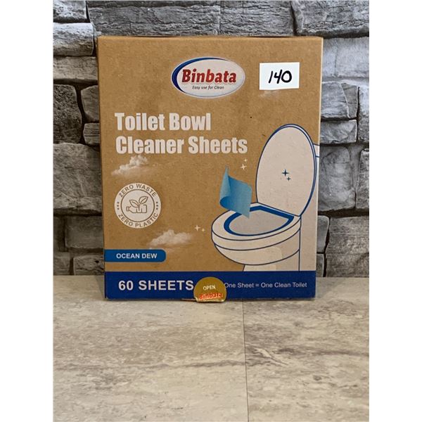 Toilet Bowl Cleaner Sheets - Ocean Dew - 60 Sheets - Brand New