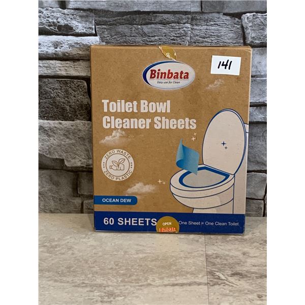 Toilet Bowl Cleaner Sheets - Ocean Dew - 60 Sheets - Brand New