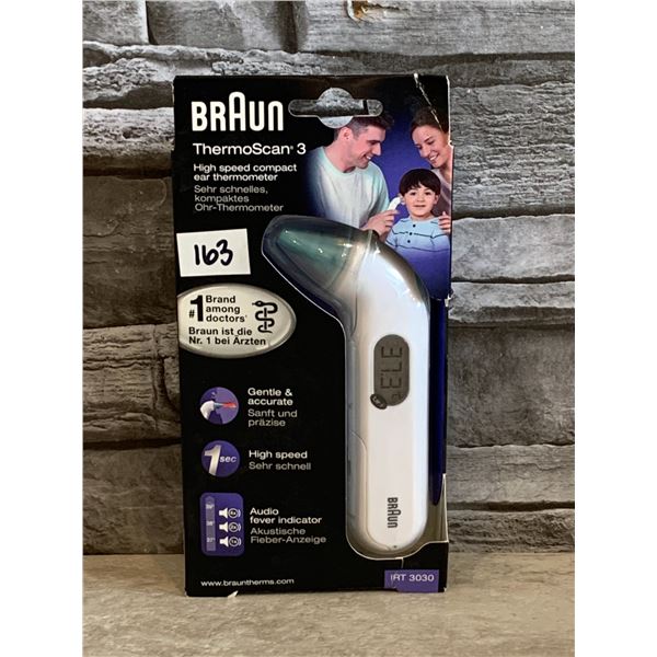 Braun ThermoScan 3 Product #:IRT 3030 - Brand New