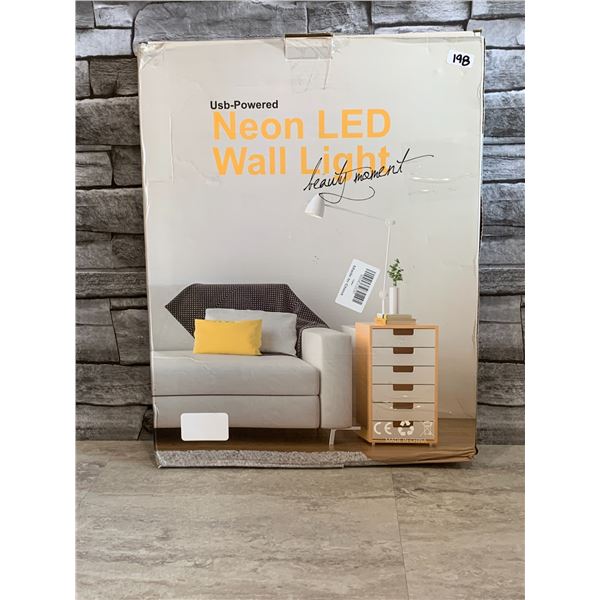 Neon LED Wall Light - Brand New