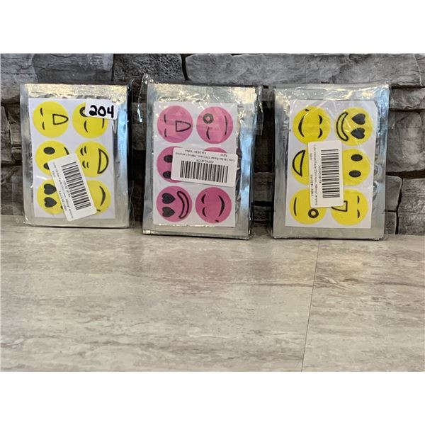 Lot of 3 - Mosquito Repellant Stickers - Brand New