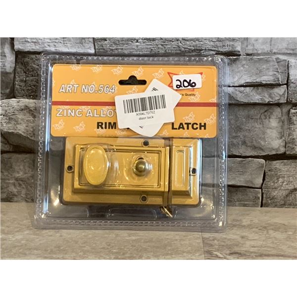 Kings Quality Rim Night Latch Door Lock - Brand New