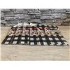 Image 1 : Black And White Party Choice Plastic Table Cloth 6 Pack - Brand New
