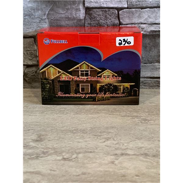 Fullbell LED Fairy String Lights 65.6 Feet 200 LED Lights - Brand New